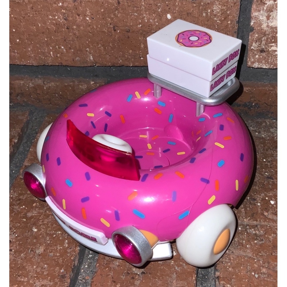 LankyBox Donut Mobile Pink Rolling Toy Vehicle Bonkers Toy Co YouTube Merch